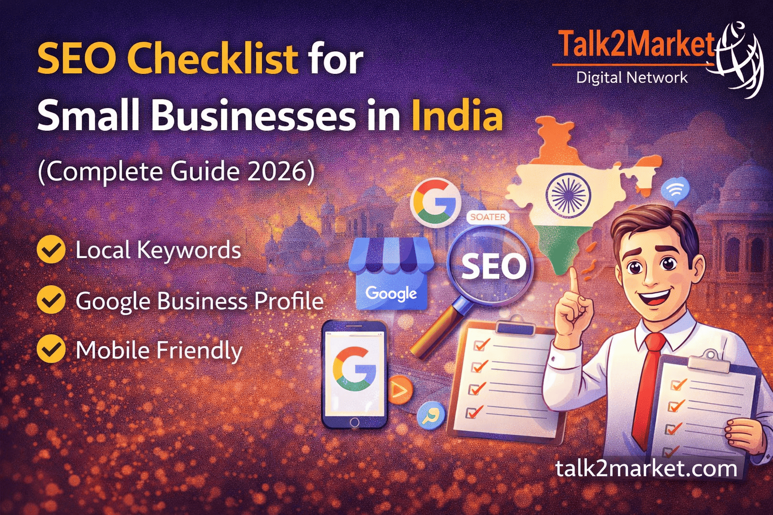 SEO Checklist for Small Businesses in India (Complete Guide 2026)